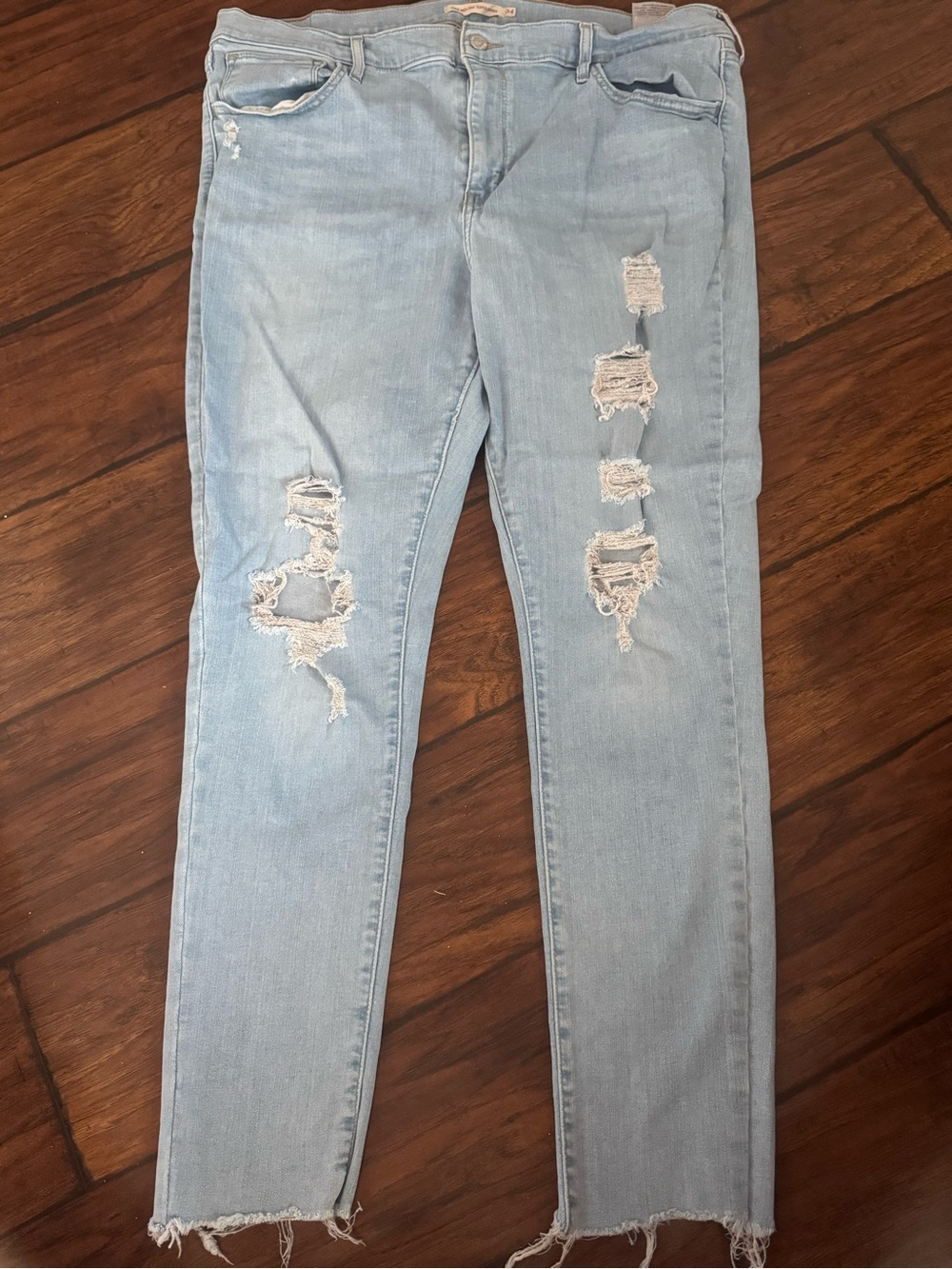 Womens Levi 720 high rise super skinny jeans